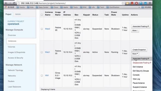 OpenStack: Associate Server to Public IP Address смотреть онлайн