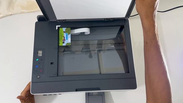 HP Smart Tank 580 : ID card copy and print two sides of ID Card to a single side of the paper смотреть онлайн