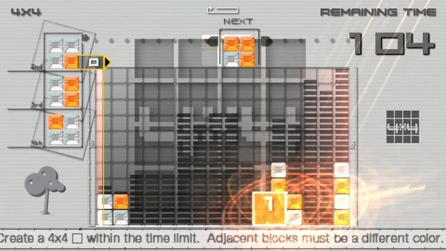 Lumines Puzzle Fusion: Episode 23: Create 4X4 смотреть онлайн