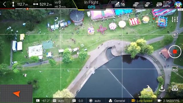2020 Xiaomi Fimi x8 SE Drone Footage Fun Fair Aerial Tour at Wardown Park, Mobile App Screen Rec. смотреть онлайн