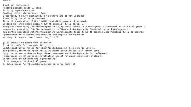 Unix & Linux: boot section low on storage, can I get rid of unused stuff? смотреть онлайн