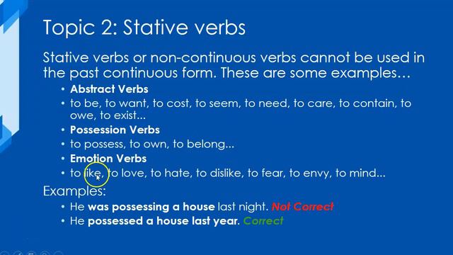 Inglés IV Bloque 1 Semana 2 - Past continuous part1 смотреть онлайн