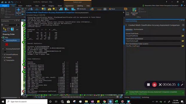 Accuracy Assessment for Multiple Classifications: Custom Python Script Tool Demo смотреть онлайн