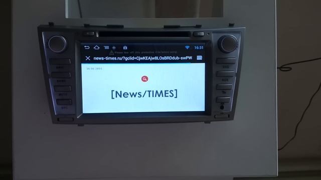 Штатная магнитола Far-Car Winca s150 для Toyota Camry смотреть онлайн