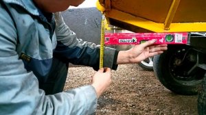 Размеры моего прицепа-самосвала для мотоблока