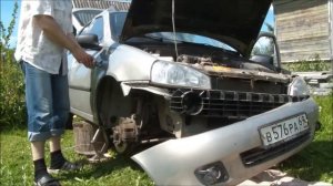 Калина замена переднего крыла своими руками за 1 час