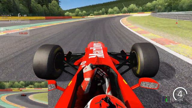 Assetto Corsa: Ferrari F310B Seat Time @ Spa-Francorchamps смотреть онлайн