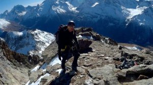 Восхождение на пик Семенов Баши Домбай ноябрь 2018