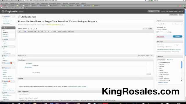 PensaWeb - How To Get WordPress To Retype Your Permalink смотреть онлайн