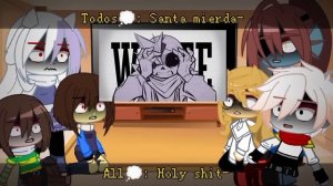 Undertale react to Sans memes || Angst || Eng/Esp