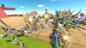 Godzilla Team VS Minotaur + Skeleton of Evolution - Animal Revolt Battle Simulator