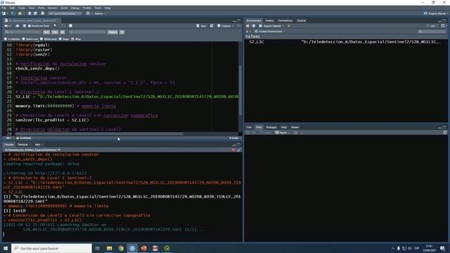 Experto Teledetección con R: Sentinel2 - Conversión Level1 a Level2 con Sen2cor смотреть онлайн