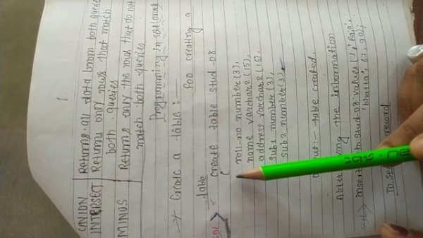 Programming in SQL Oracle