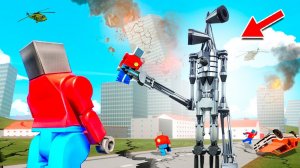МЕХАНИЧЕСКИЙ СИРЕНОГОЛОВЫЙ АТАКУЕТ ЛЕГО СИТИ! ВЫЖИВАНИЕ ПРОТИВ ОПАСНОГО SCP! БЕЗУМИЕ В BRICK RIGS