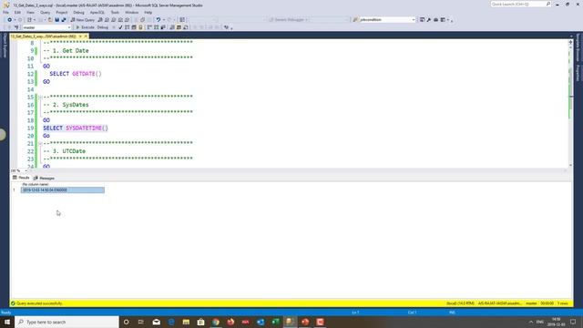3 ways to get date in SQL Server смотреть онлайн