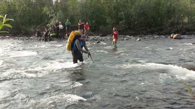 Переход вброд р. Большая Хихиканмыгда смотреть онлайн