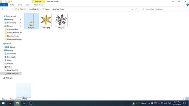 Happy New Year Post Design | Instagram Post Design | Adobe Photoshop CC смотреть онлайн