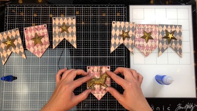 Decoupage Carnival Bunting