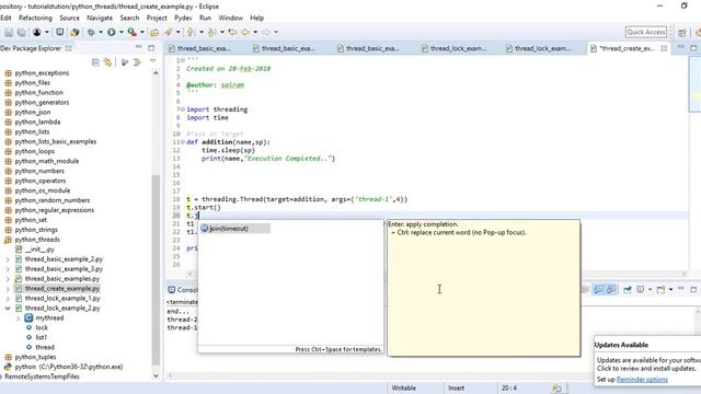 02 Python Multithreading Creation | RegularPython | Regular Python | Python In Telugu Language смотреть онлайн