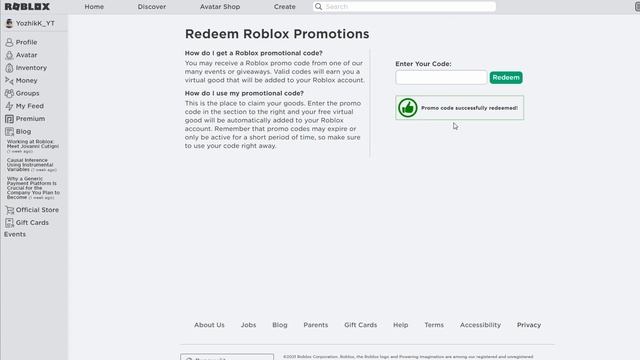 ПРОМОКОД ОКТЯБРЬ 2021 | БЕСПЛАТНЫЕ ВЕЩИ В РОБЛОКС | Промокоды на роблокс Roblox смотреть онлайн
