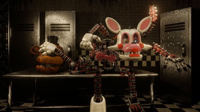 [BLENDER/FNAF/SHORT] Mangle movement test смотреть онлайн