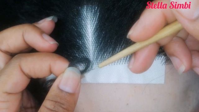 How to ventilate a T-frontal | DIY T-frontal | Detaild tutorial | Beginner friendly