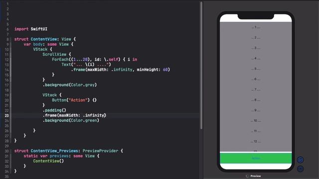 Safe Area Insets - SwiftUI iOS смотреть онлайн