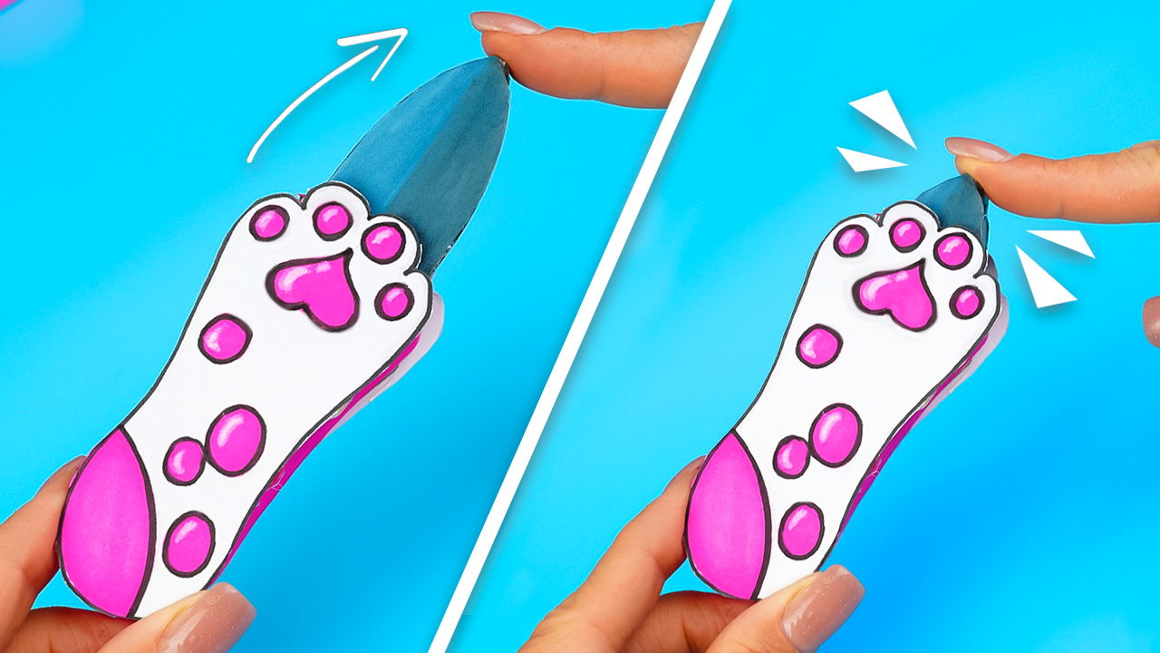 Как сделать поддельный нож для розыгрыша смотреть онлайн