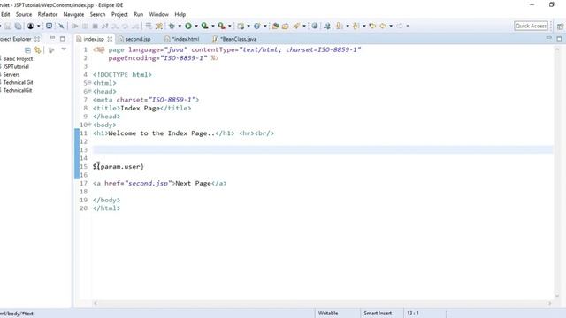 #34 JSP Expression Language || JSP Tag || Servlet vs JSP Tutorial || J2EE HINDI смотреть онлайн