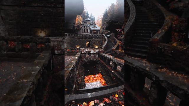 Мистическая постройка в деревушке Грженско...северная Чехия смотреть онлайн