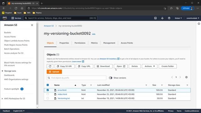 AWS SAA-C02 | How to Restore Deleted File in S3 using New Dashboard 2021 | AWS Labs | OneMinuteLab смотреть онлайн