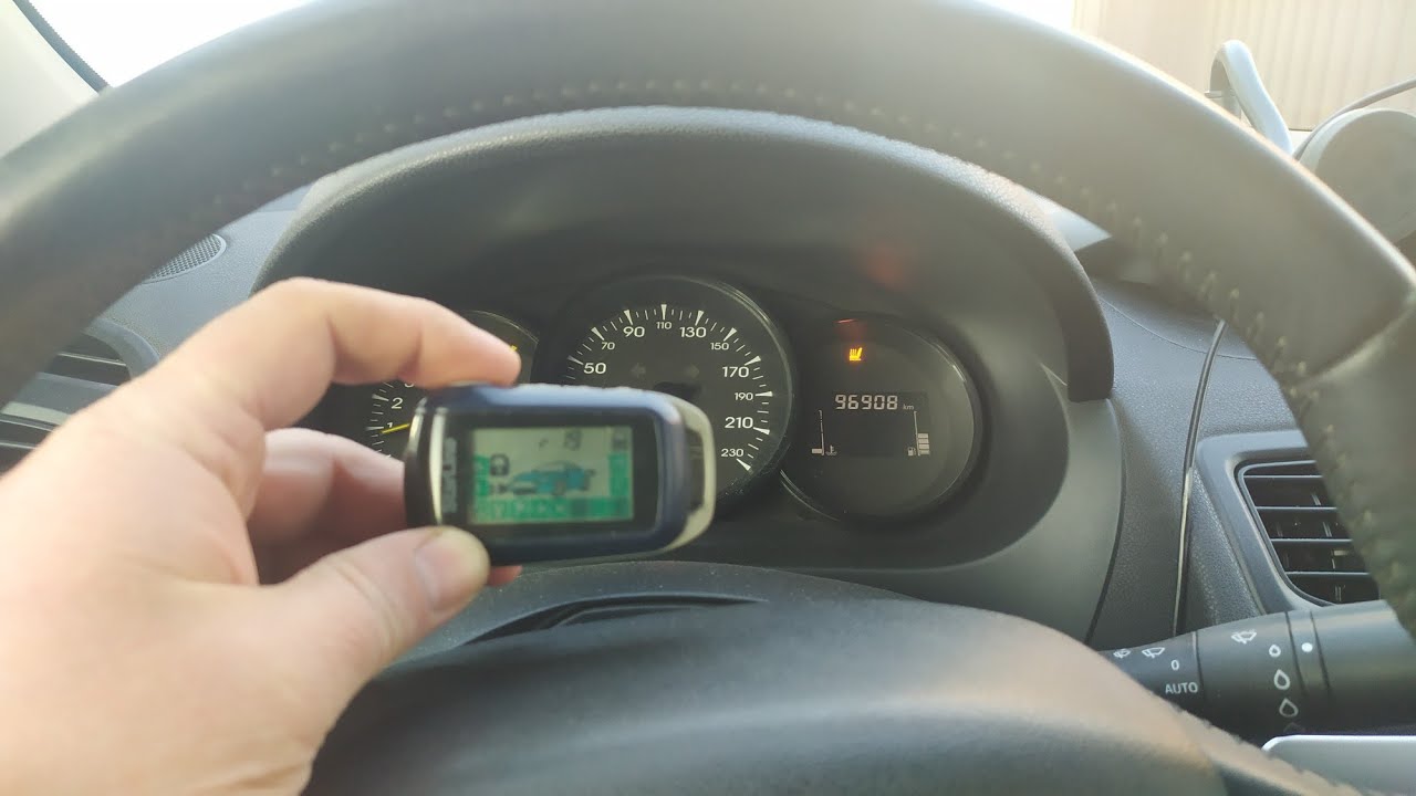 Два способа автозапуска двигателя сигнализации Starline смотреть онлайн