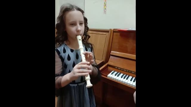 Georg Pantilione. Allegretto. Mila Korchagina (recorder), Anna Opolskaya (piano) смотреть онлайн