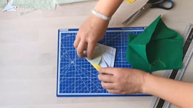 Пэчворк - шитье по бумаге/лоскутный блок кукуруза своими руками/diy смотреть онлайн