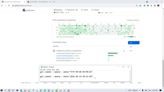 #4 How to make Git Commit with a Past Date | Git & GitHub Series | Ayushi Rawat смотреть онлайн