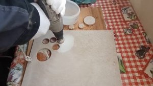 Как не дорогими коронками делать отверстия в керамограните