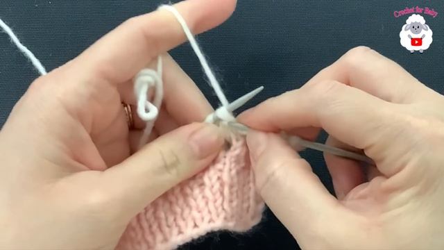 Gorro tejido en dos agujas paso a paso FÁCIL смотреть онлайн