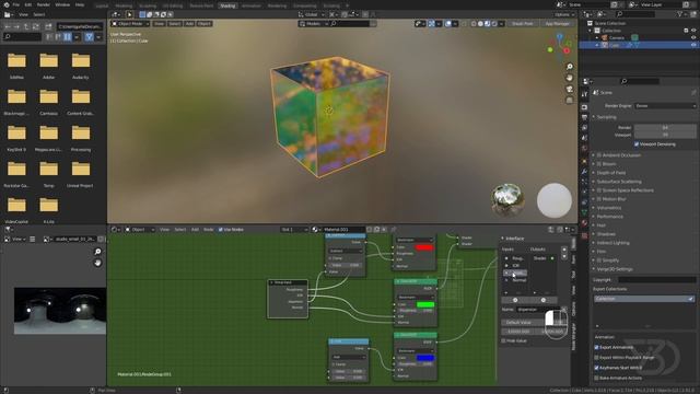 let's make diamond cube in blender смотреть онлайн