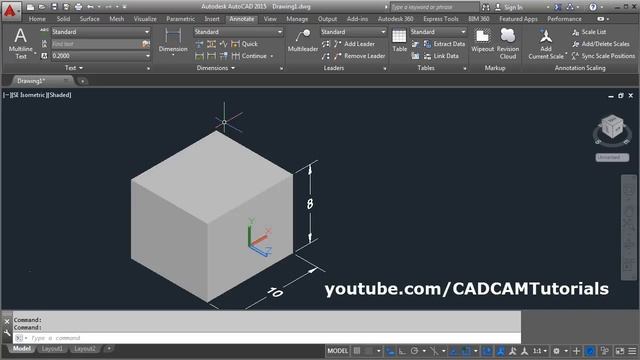 AutoCAD 3D Dimensioning Tutorial | AutoCAD 3D Dimension in Z Axis | AutoCAD 3D Tips and Tricks смотреть онлайн