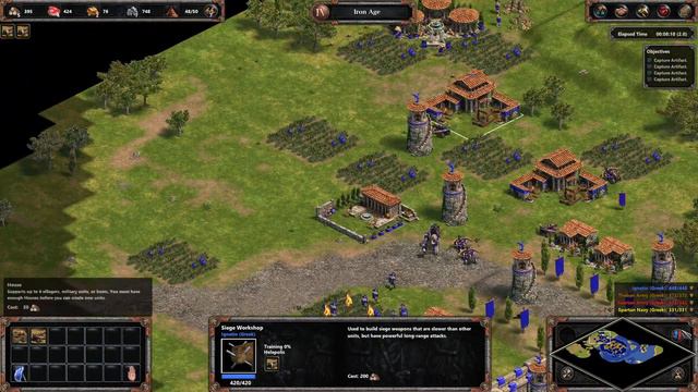 Glory of Greece. Siege of Athens. Age of Empires. Definitive edition. смотреть онлайн