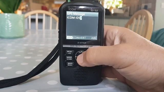 ICOM ID-52 GPS menu and settings смотреть онлайн