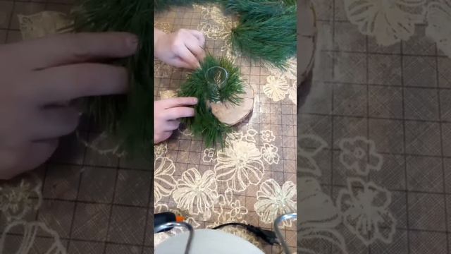 подсвечник на спиле дерева #своими руками# #DIY##как сделать # смотреть онлайн