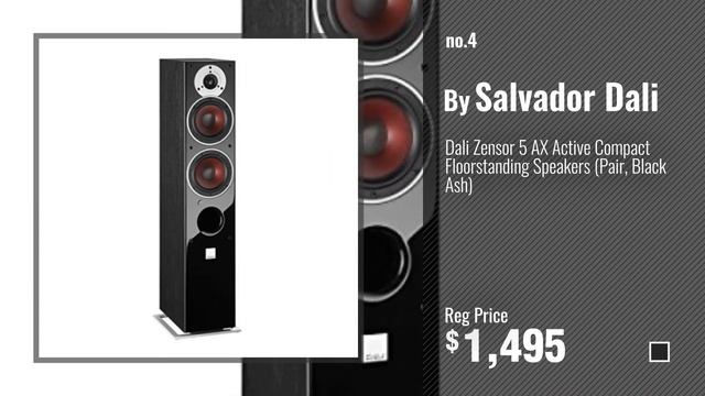 Top 5 Salvador Dali Audio Speakers [2018]: Dali Spektor 1 Bookshelf Speakers in Black Ash (Pair) смотреть онлайн