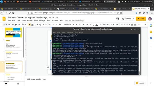 DP -200: Connect a console app to Azure Storage using Visual Studio Code and c# - code on Github смотреть онлайн