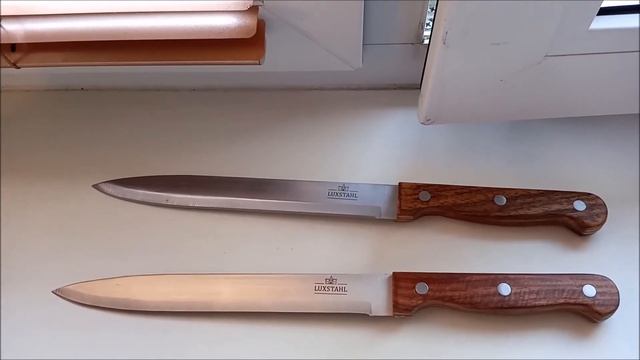 Обзор поварского ножа Luxstahl Redwood