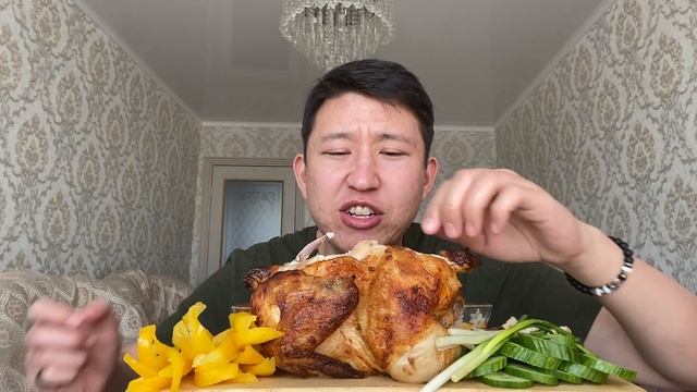 MUKBANG ЦЕЛАЯ КУРИЦА ГРИЛЬ/ОВОЩИ/КАЗАХСКОЕ КИНО ? смотреть онлайн