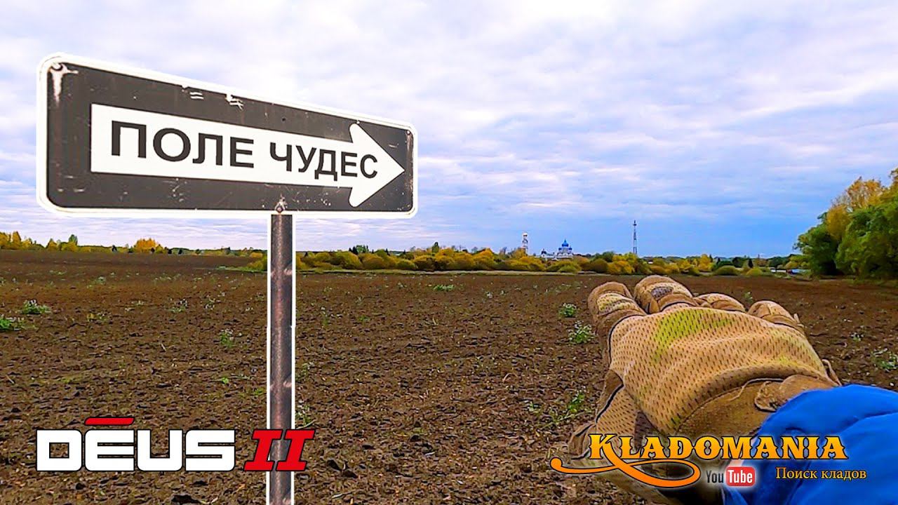 ПОИСК МОНЕТ на ПОЛЕ ЧУДЕС. Самое известное поле с монетами. Кладомания смотреть онлайн