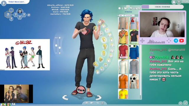 Создаю Gorillaz в The Sims 4 смотреть онлайн