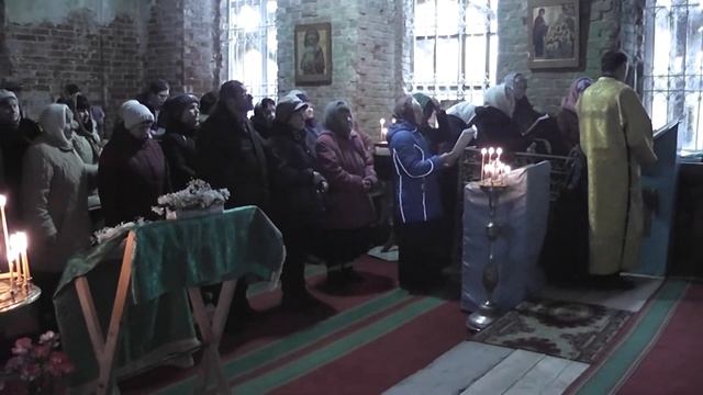 20200223 Храм Параскевы Первая Литургия смотреть онлайн