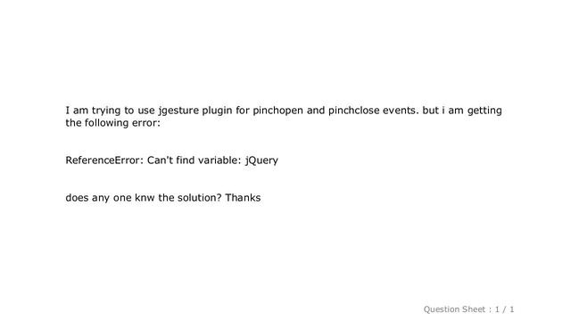 HTML : ReferenceError: Can't find variable: jQuery смотреть онлайн